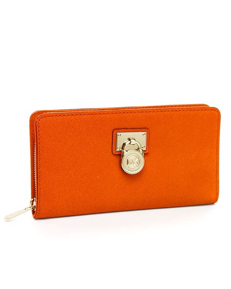 michael kors orange wallet|Michael Kors wallets outlet.